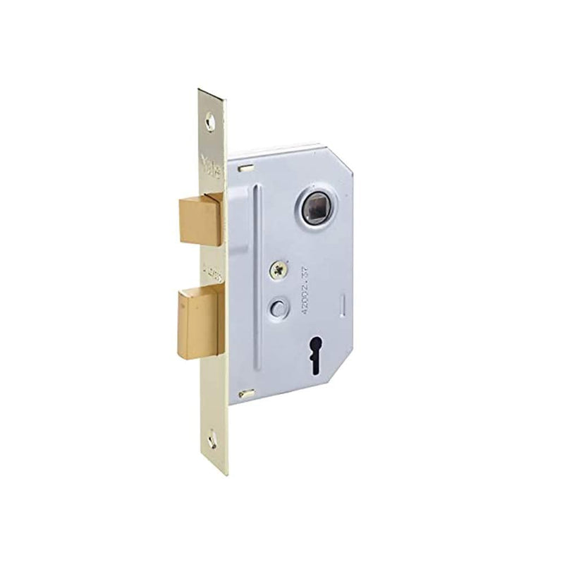 63mm 2-Lever Sashlock Brass
