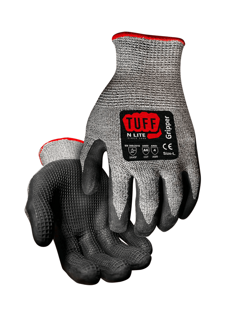 9L Anti Cut 5 Gripper Gloves code CL7099