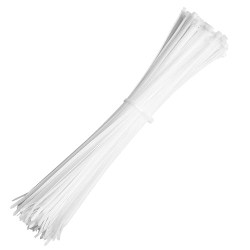140x36mm White Cable Ties pk100