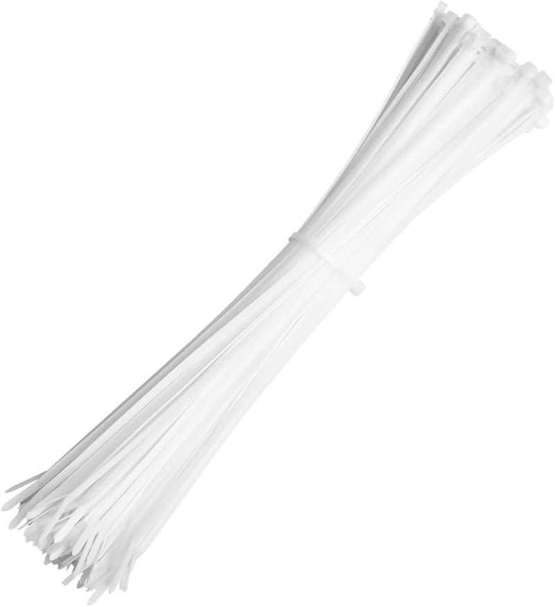 140x36mm White Cable Ties pk100