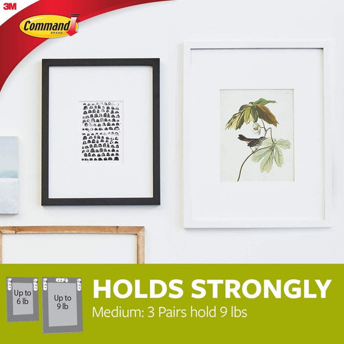 Medium Picture Hanging Strips White  17201
