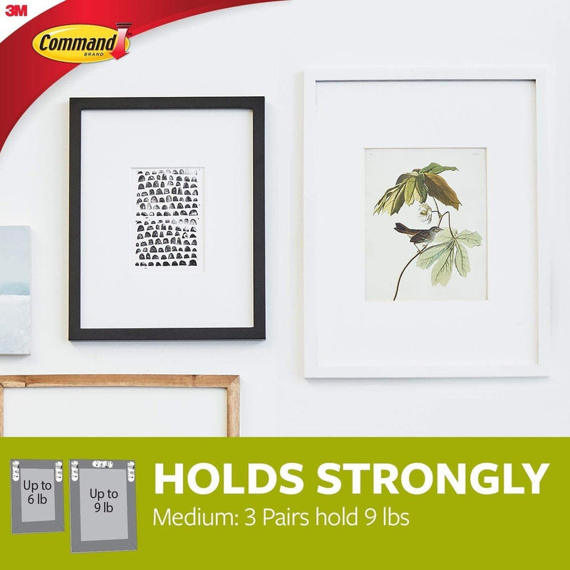 Medium Picture Hanging Strips White  17201