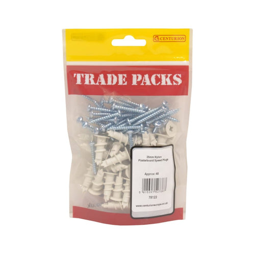 35mm Nylon plasterboard Speed Plug (FA312P)