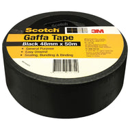 Stuk Gaffa Tape Black 48mmX50m