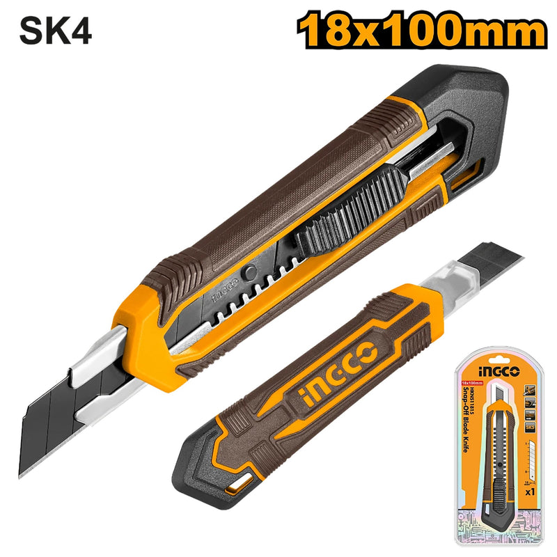 Ingco Large Snap Off Knife (18x100MM)