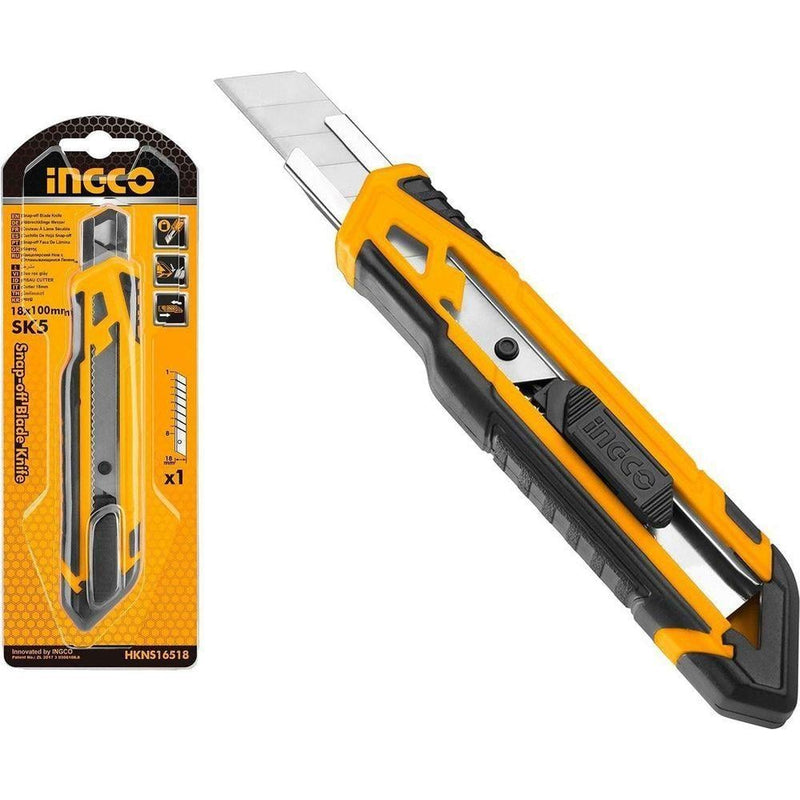Ingco Large Snap Off Knife (18x100MM)
