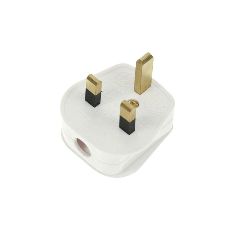 13A Plug Top White 8000 Clam