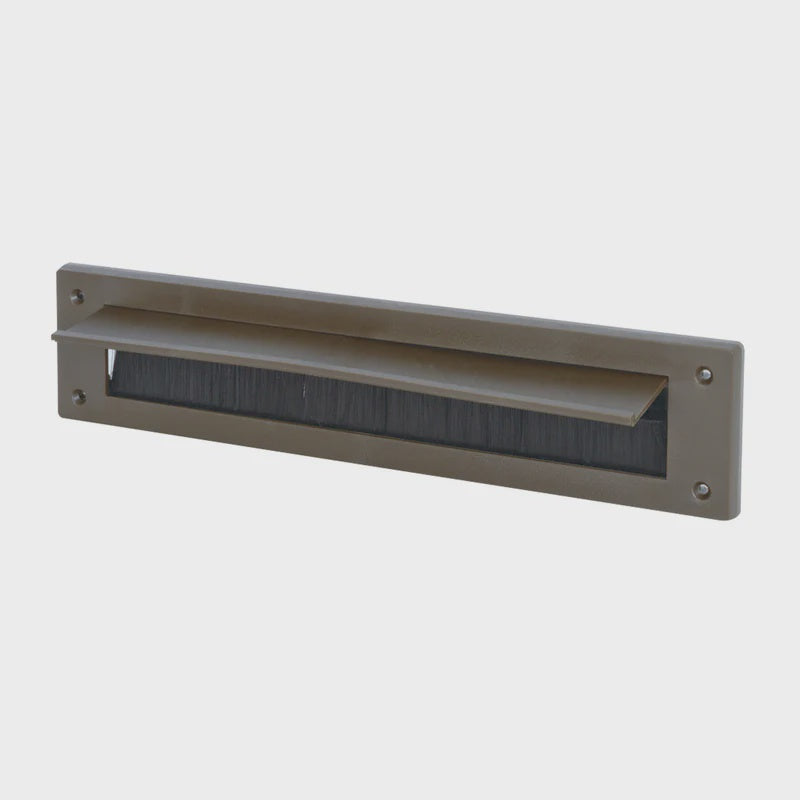 Brown Flap LetterBox Draught Excluder G61301