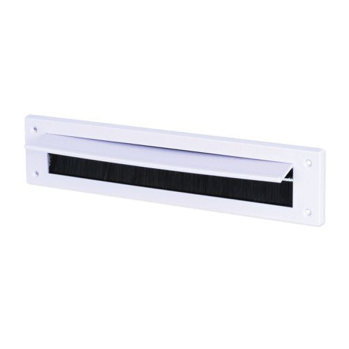 White Flap LetterBox Draught Excluder G61201