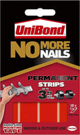 No More Nails Permanent Strips 3KG pk10 19mmx40mm - Red