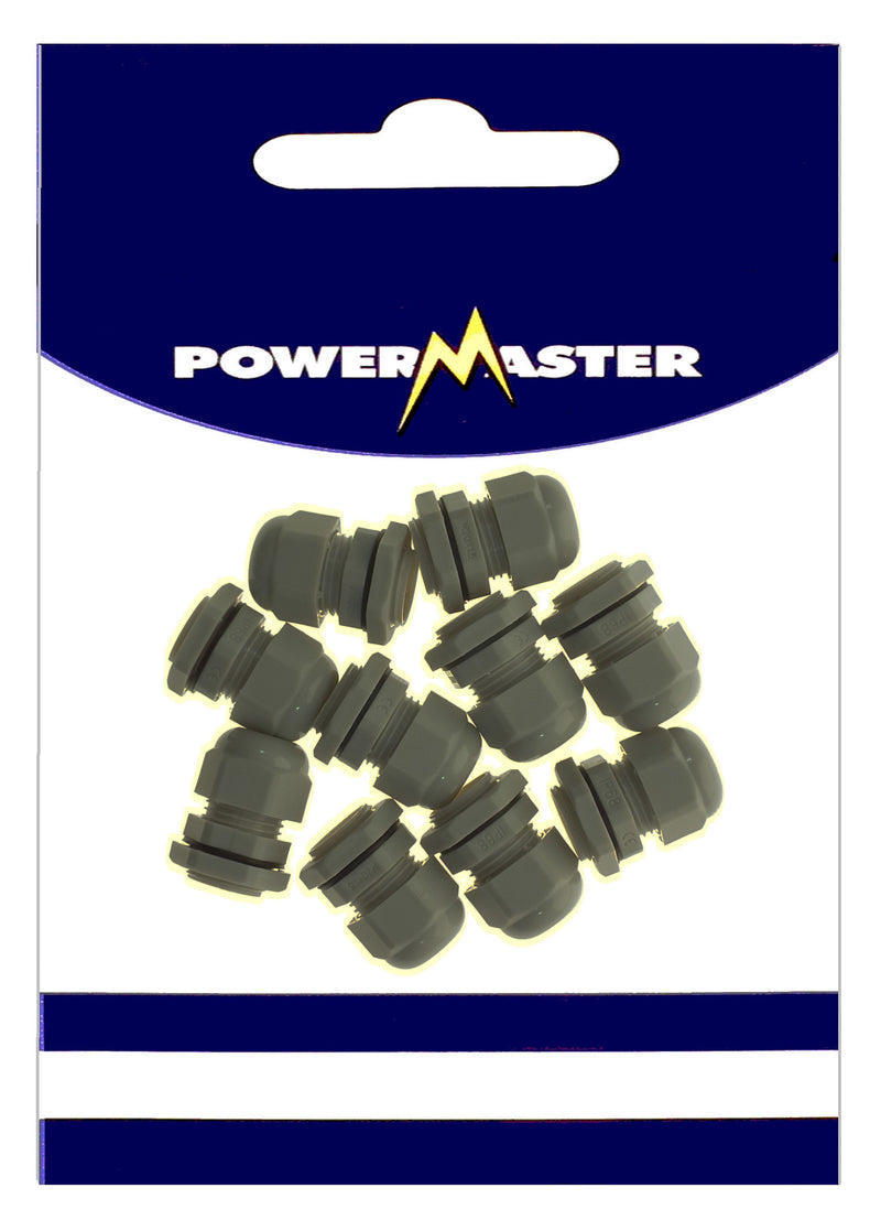 PK10 6-12mm PVC Gland grey 8512