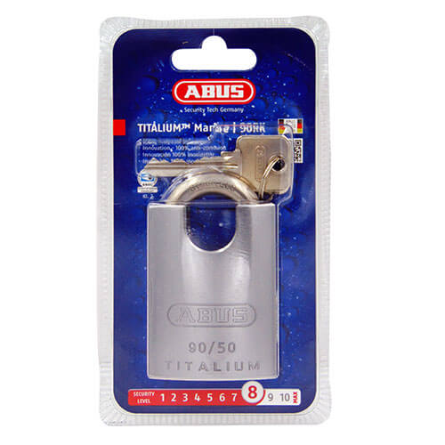 Abus 50mm Titanium Marine Padlock 90RK50