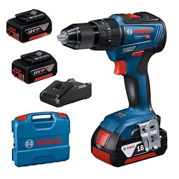 BOSCH 18V Combi Drill with 2x5.0ah Li Ion Batterties
