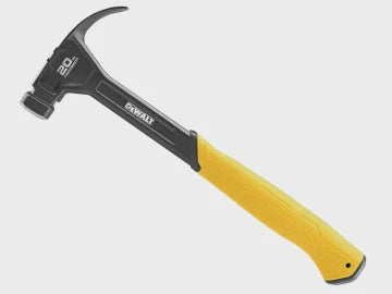 DeWalt 567G (20oz) Claw Hammer With Free 3 Piece Nail Set