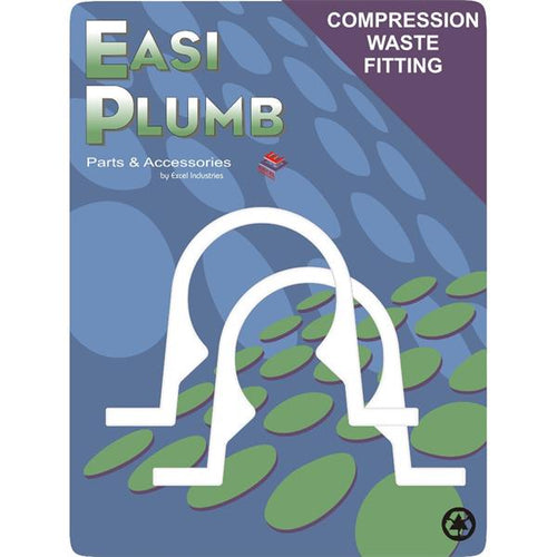Easi Plumb 2 pce Pipe Clips (40mm)