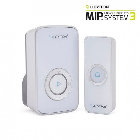 Premium Plug in Door Chime White