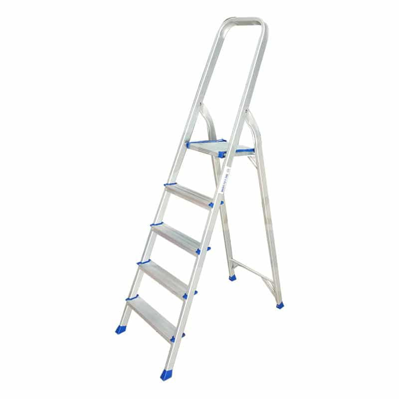 Radius 5-Step Aluminum Ladder