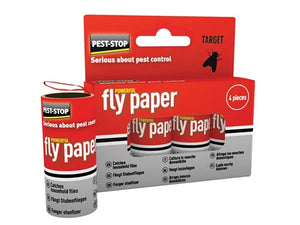 PEST STOP SYSTEMS FLY PAPER (PACK OF 4)
