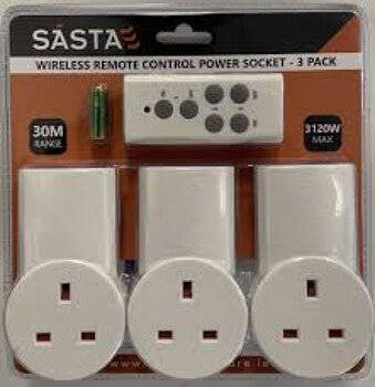 Remote Control Socket 3pk