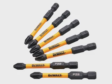 DeWalt 5+2 PZ2 Screwdriver Bit Pack