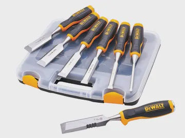 Dewalt 6pc Chisel Set With Free Chisel Knife