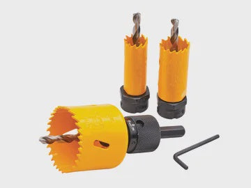 Faithfull Bi Metal HSS Holesaw Kit & Quick Release