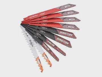 Faithfull 10 Piece Sabre Saw Blade Set