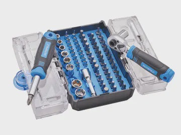 Faithfull 78 Piece Screwdriver Bit & Socket Set