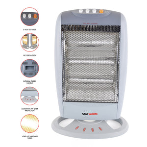 Staywarm 1.2kw halogen heater