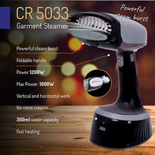 Load image into Gallery viewer, CAMRY PREMIUM GARMENT STEAMER MAX 1800W FOLDING HEAD, FAST HEATING