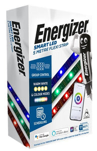 ENERGIZER 5 METRE LED ''SMART'' COLOUR CHANGING FLEXI STRIP S17164