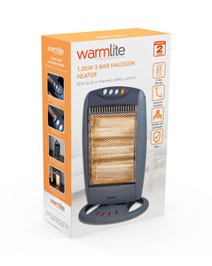 Warmlite 1.2kW Halogen Heater