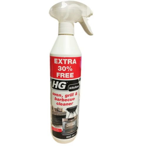 HG Kitchen Oven, Grill & Barbecue Cleaner - 500ml + 30% Extra Free