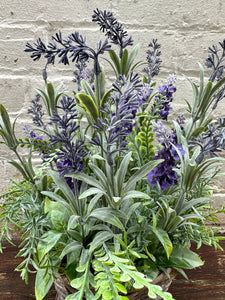 NEARLY NATURAL LAVENDER FLOWER PLANT