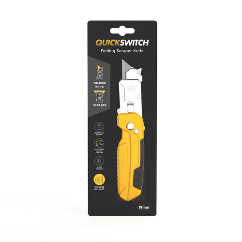 Quick Switch  19mm Folding Scraper Knife