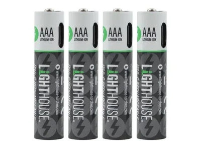 L/House AAA USBC Recharge Battery Li-Ion (4 Batteries)