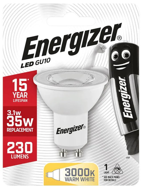 ENERGIZER LED GU10 35W WARM WHITE