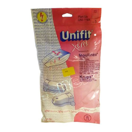 Unifit Xtra UNI119 Hoover Bags