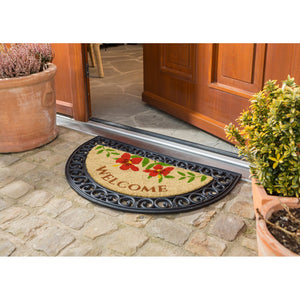 Coco Relief Pink Roses Door Mat - 45 x 75cm