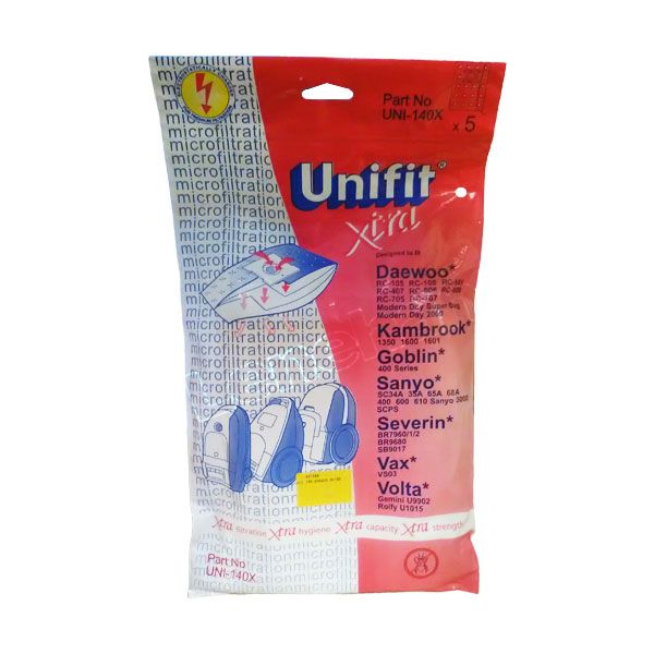 Unifit Xtra UNI-140X Hoover Bags