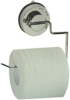 Gecko Quick Lock Suction Toilet Roll Holder - Stainless Steel Finish
