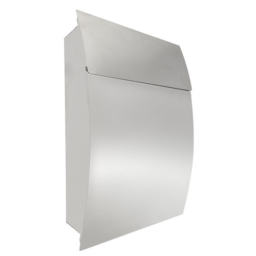Stainless Steel 450x120 Silver Mailbox