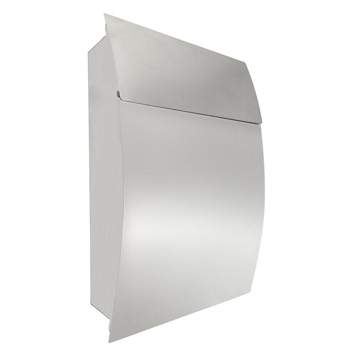 Stainless Steel 450x120 Silver Mailbox