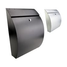 Load image into Gallery viewer, MAILBOX CURVED-SILVER