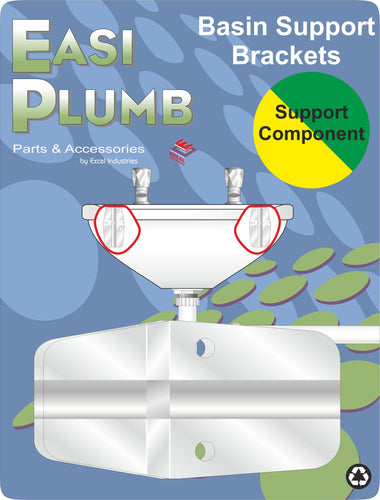 Easi Plumb Pair Small Basin Support Brackets