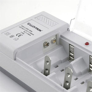 UNIVERSAL Aa/Aaa/C/D + 9 VOLT BATTERY CHARGER