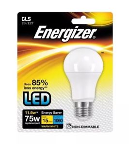 Energizer LED Gls ES/E27 Warm White 11.6w