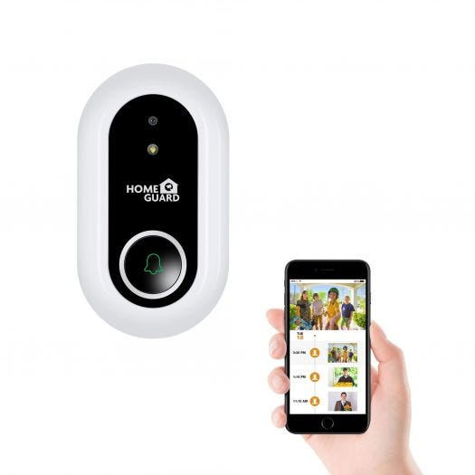 HomeGuard WiFi Smart Doorbell Camera with Snapshot