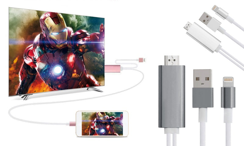 Aquarius HDMI Adapter for iPhone/USB