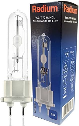 Metal halide lamp with ceramic burner RCC-T 70W/NDL/230/G12